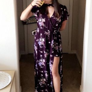 Dress with built in romper